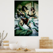 Conan vs. Octopus Poster (Keuken)