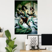 Conan vs. Octopus Poster (Thuiskantoor)