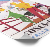 Conca di Pila Italië  skireizen Poster (Hoek)