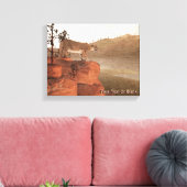 Concentratie - Cougar Canvas Afdruk (Insitu (Woonkamer))