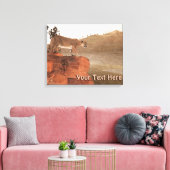 Concentratie - Cougar Canvas Afdruk (Insitu (Woonkamer))