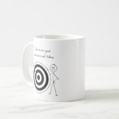 Concentration sur un objectif - Mug motivationnel (Devant gauche)