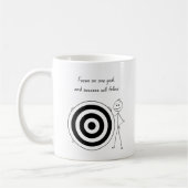 Concentration sur un objectif - Mug motivationnel (Gauche)