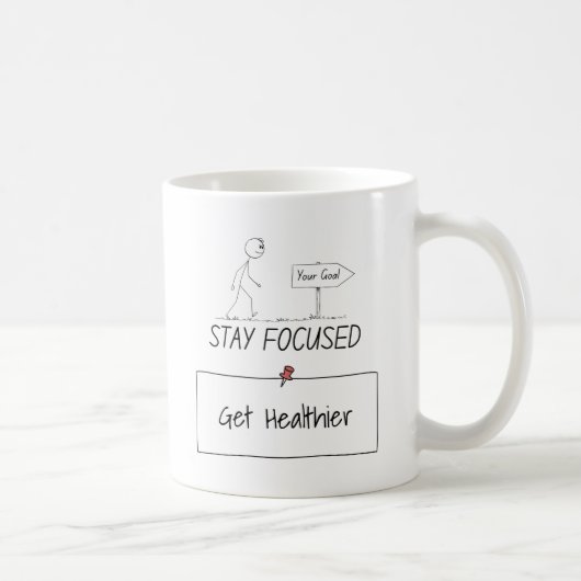 Concentration sur un objectif - Mug motivationnel (Droite)