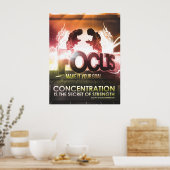 CONCENTRE - POSTER MOTIVATIONNEL (Cuisine)