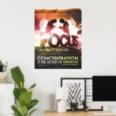 CONCENTRE - POSTER MOTIVATIONNEL (Bureau à domicile)