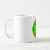 Concentric Colorful Circle Coffee Mok (Links)