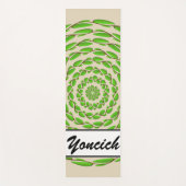 Concentric Leaf Rings van Kenneth Yoncich Yogamat (Voorkant)