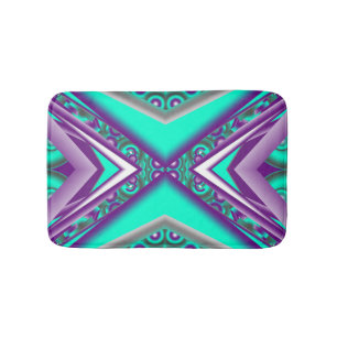 Concentrisch cirkelde naar het Abstracte punt Badmat