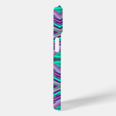 Concentrisch cirkelde naar het Abstracte punt Case-Mate iPhone Case (Achterkant / Rechts)