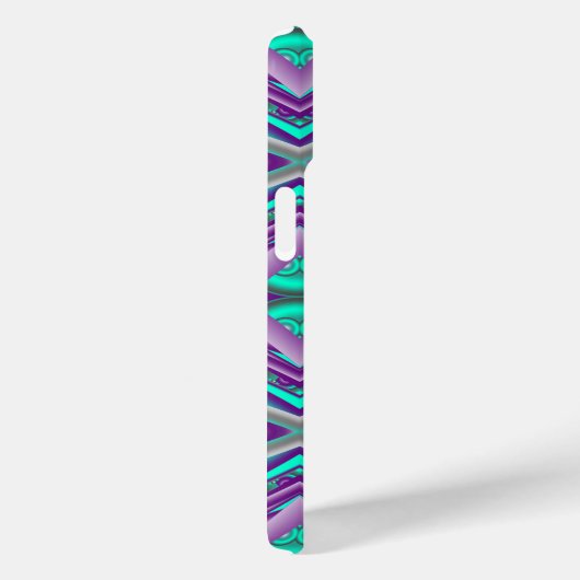 Concentrisch cirkelde naar het Abstracte punt Case-Mate iPhone Case (Achterkant / Rechts)