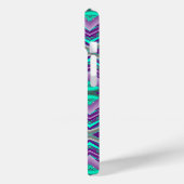 Concentrisch cirkelde naar het Abstracte punt Case-Mate iPhone Case (Achterkant / Links)