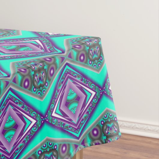 Concentrisch cirkelde naar het Abstracte punt Tafelkleed (Voorbeeld)