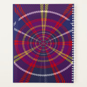 CONCENTRISCHE CIRCLE ORGANIZER RED PLAID (Achterkant)