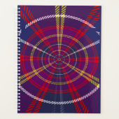 CONCENTRISCHE CIRCLE ORGANIZER RED PLAID (Voorkant)