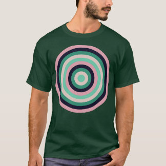 Concentrische cirkels 10 t-shirt