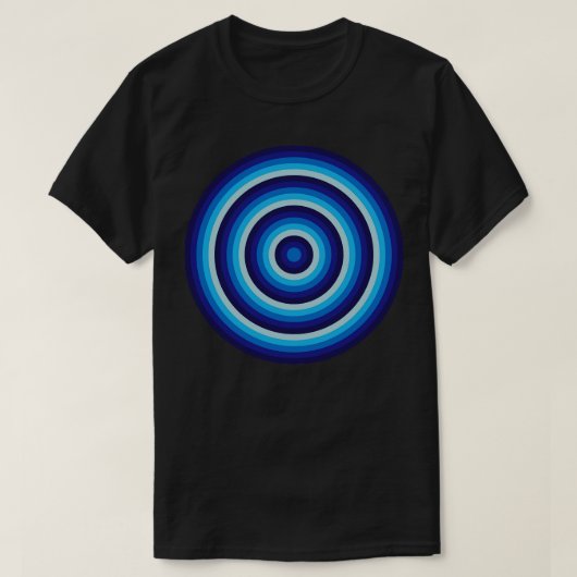 Concentrische cirkels 4 t-shirt (Design voorkant)