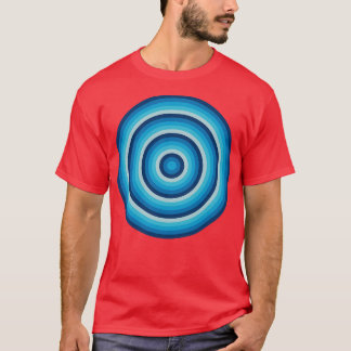 Concentrische cirkels 6 t-shirt