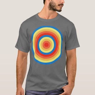 Concentrische cirkels 9 t-shirt