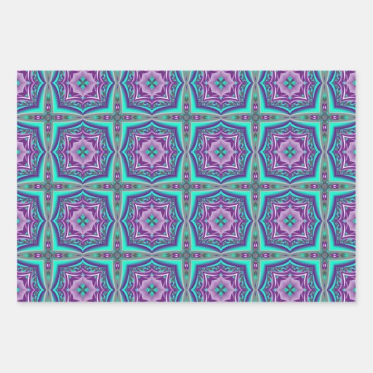 Concentrische cirkels getrokken naar het punt Abst Inpakpapier Vel (Voorkant 2)