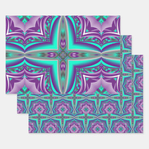 Concentrische cirkels getrokken naar het punt Abst Inpakpapier Vel