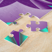 Concentrische cirkels getrokken naar het punt Abst Legpuzzel (Zijkant)