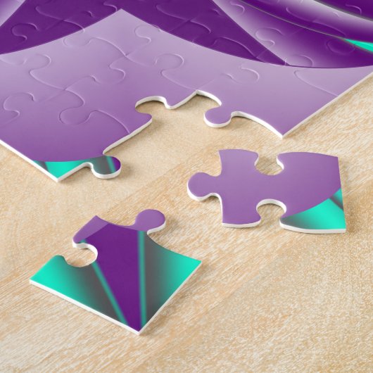 Concentrische cirkels getrokken naar het punt Abst Legpuzzel (Zijkant)