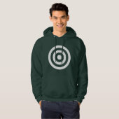 Concentrische cirkels hoodie (Voorkant volledig)