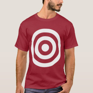 Concentrische cirkels t-shirt
