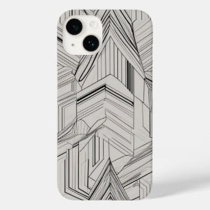 concentrische driehoekslijnkunst Case-Mate iPhone 14 hoesje