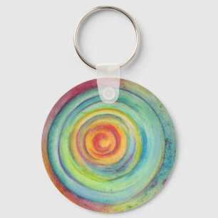 Concentrische kleur sleutelhanger