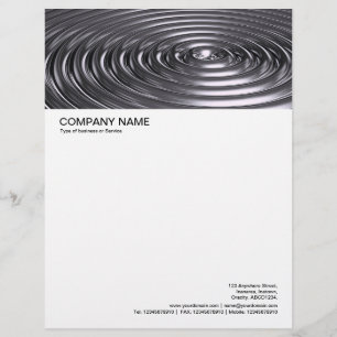 Concentrische ringen - Chrome Briefhoofd