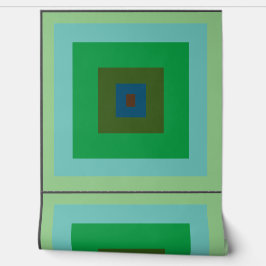 Concentrische vierkanten behang