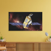 Concept 2 van een kunstenaar canvas afdruk (Insitu (Woonkamer))