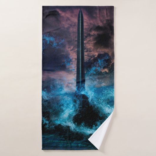 Concept Art dans le concept du "tsunami de Bangkok (Serviette de bain)