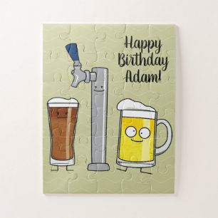 Concept Beer lager tapout mok alcoholschuim drink Legpuzzel