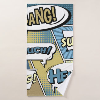 concept créatif Abstrait comic pop art style blan