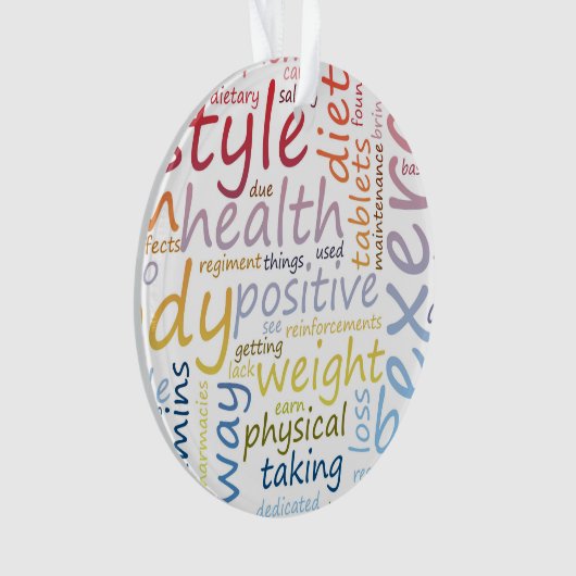 Concept de forme physique pour la perte de poids (devant)