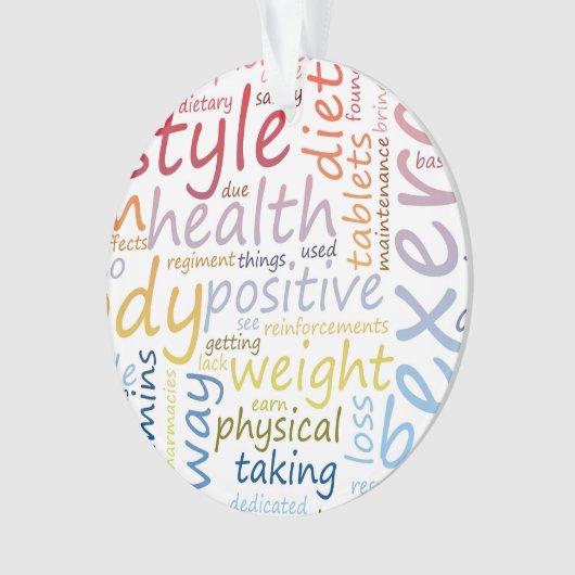 Concept de forme physique pour la perte de poids (devant)