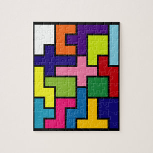 Concept de tête de puzzle coloré
