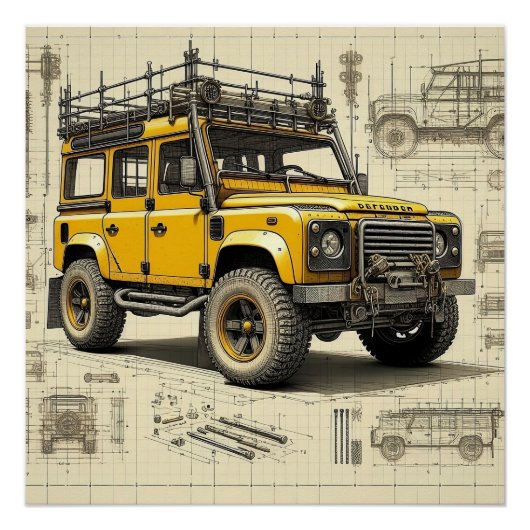 Concept Defender Glossy Poster Perfect Poster (Voorkant)