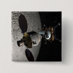 Concept van het Orion-testvoertuig voor de bemanni Vierkante Button 5,1 Cm