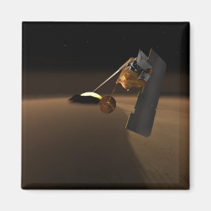 Concept voor Mars-bioscoop voor vulkanische emissi Magneet