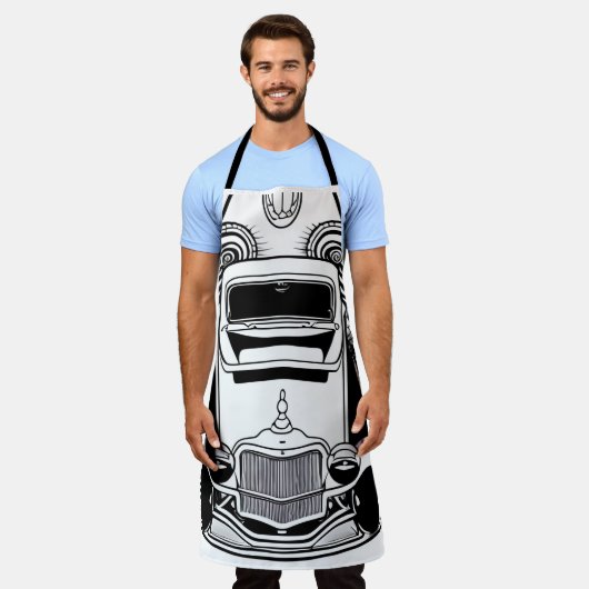 conceptauto schort (Gedragen)