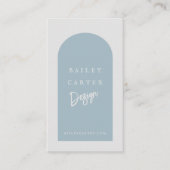 Concepteur d'arc moderne Dusty Carte de visite ble (Devant)