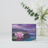 Concepteur d'art de carte de visite de nénuphar (Debout devant)