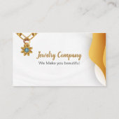 Concepteur de bijoux / Carte de visite vendeur (Dos)