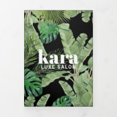 Concepteur de Brochures Noires de Salon Moderne Tr (Page de couverture)
