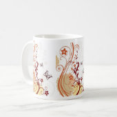 CONCEPTEUR DE CAFÉ FLORAL MUG (Devant gauche)