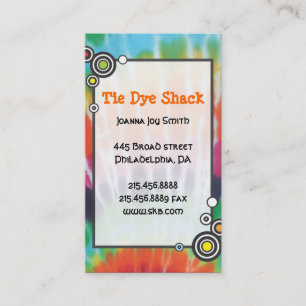 Concepteur de cartes pour fête TIE DYE Artiste Des